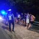 Polres Lombok Barat Bubarkan Kerumunan, Jaga Ketenangan di Bypass BIL 2