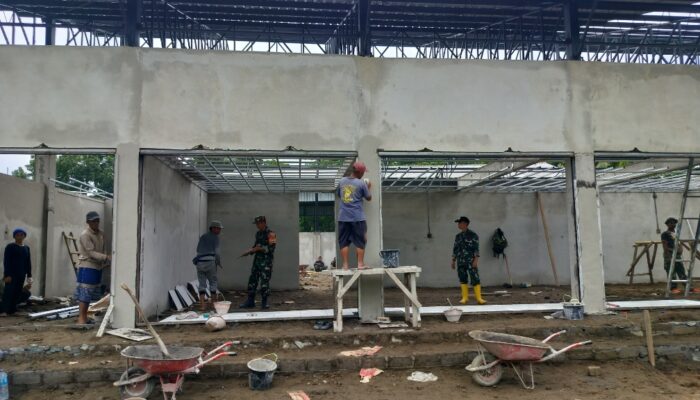 Pengerjaan KDMP Desa Langko Dipercepat, Warga dan TNI Bersatu