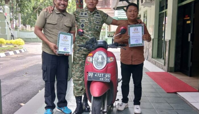 Dandim 1606 Mataram Sambut Pejuang Mimpi Tunawicara