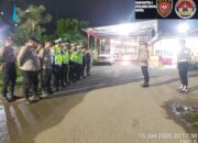 Piket Fungsi Gabungan Polres Bima Kota Intensifkan Patroli Blue Light Malam Hari