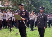 Kapolres Bima Kota Pimpin Upacara Pemakaman Kedinasan Almarhum AKP Rus’an