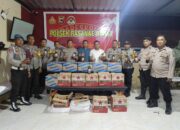 Polsek Rasanae Barat Intensifkan Patroli KRYD, Ratusan Botol Miras Diamankan