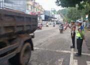 Sat Lantas Polres Bima Kota Laksanakan Rawan Pagi, Antisipasi Kemacetan dan Laka Lantas