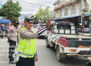Polres Bima Kota Intensifkan Strong Point Sore, Antisipasi Kemacetan Jelang Berbuka