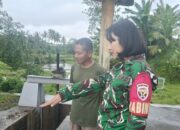 Tiga Hari Diguyur Hujan, Babinsa Pantau Pintu Air